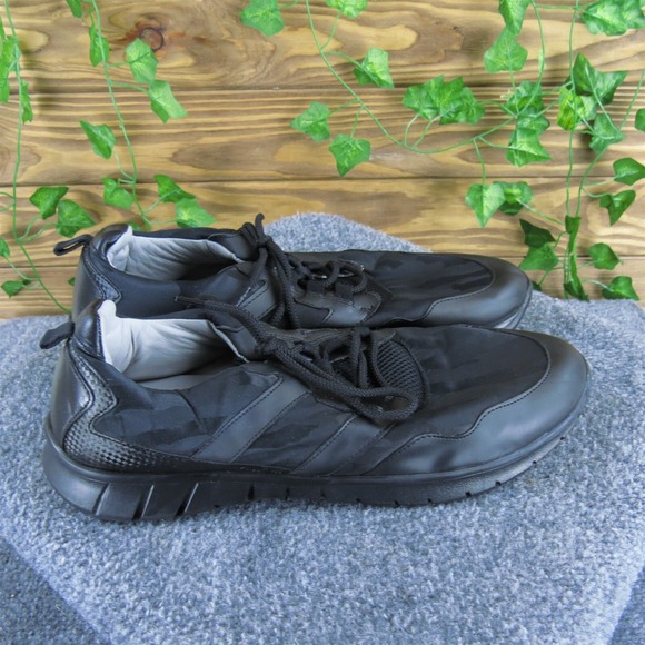 Zara Men's  Sneaker Black Synthetic Size 43 Medium Gently Used 2025 - Picture 3 of 6